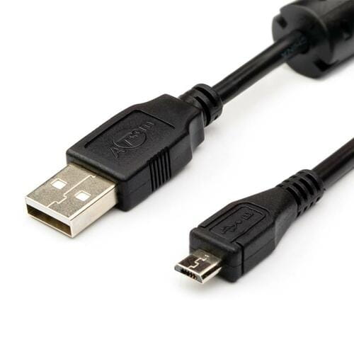 Фото - Кабель ATCOM   USB - micro USB V 2.0 (M/M), 1.8 м, чорний  пакет 9175 (9175)