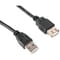 Фото - Кабель Maxxter USB - USB V 2.0 (M/F), 1.8 м, чорний (U-AMAF-6) | click.ua