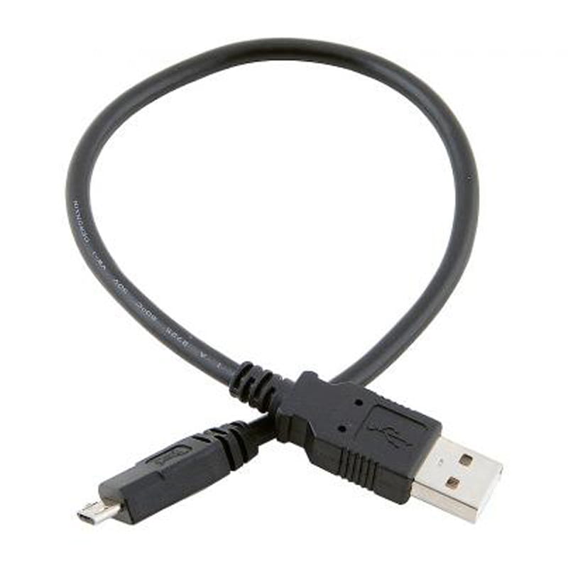 Кабель Atcom USB - micro USB V 2.0 (M/M), 0.8 м, черный (9174) пакет