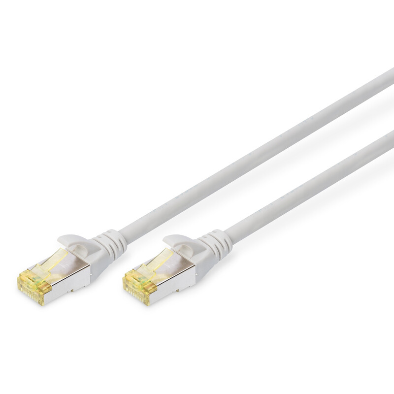 Патч-корд Digitus CAT 6a S-FTP, 1м, AWG 26/7 сірого кольору (DK-1644-A-010)