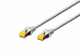 Патч-корд DIGITUS CAT 6a S-FTP, 0,5м,AWG 26/7  сірого кольору (DK-1644-A-005)