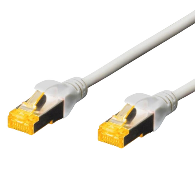 Патч-корд Digitus CAT 6a S-FTP, 0,5м, AWG 26/7 сірого кольору (DK-1644-A-005)