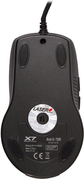 Мышь A4Tech XL-750BK-B Black
