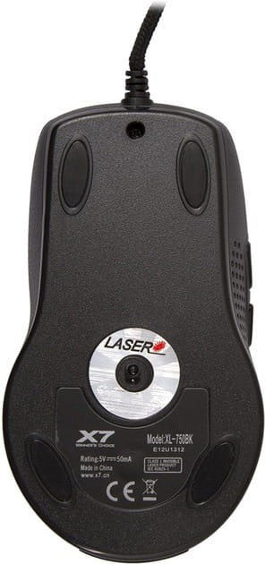 Мышь A4Tech XL-750BK-B Black