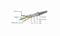 Фото - Патч-корд Cablexpert (PP6-0.5M / BK) FTP, литий, 50u "штекер із засувкою, 0.5 м, чорний | click.ua