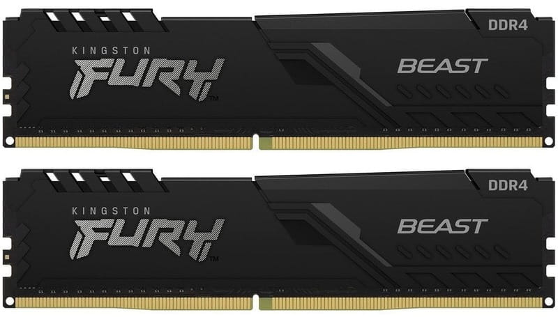 Модуль пам`ятi DDR4 2x16GB/3600 Kingston Fury Beast Black (KF436C18BBK2/32)