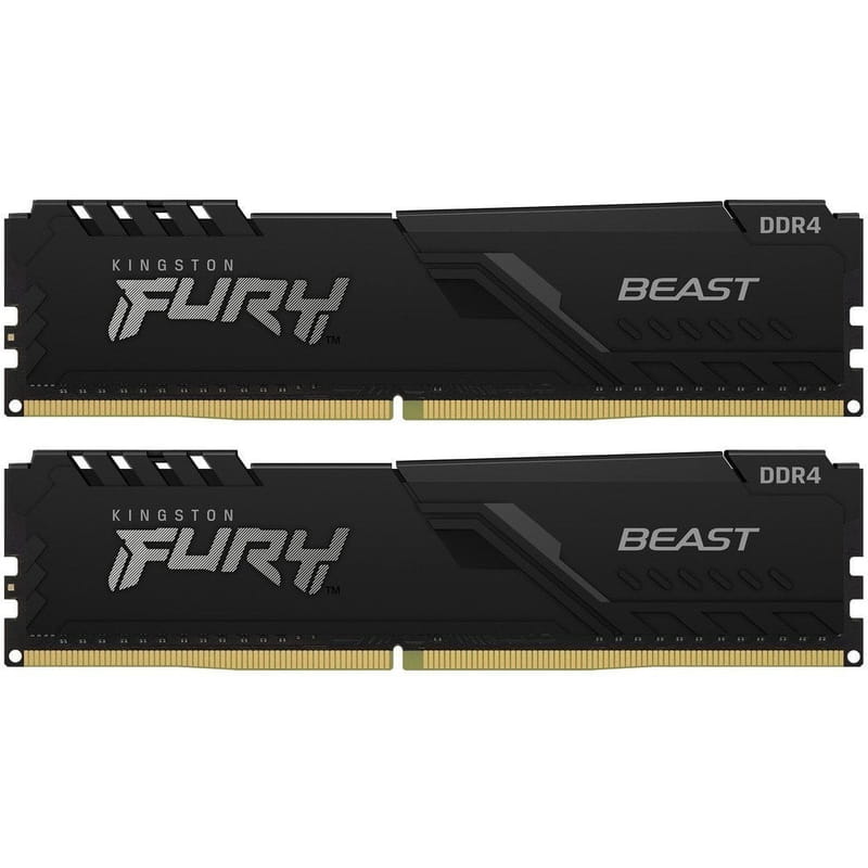 Модуль памяти DDR4 2x16GB/3600 Kingston Fury Beast Black (KF436C18BBK2/32)