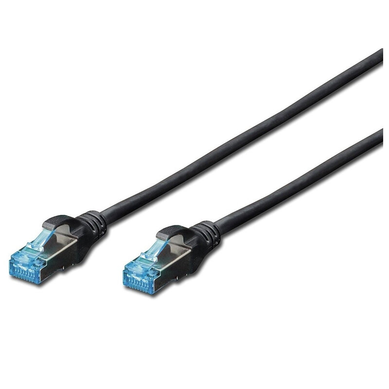 Патч-корд Digitus (DK-1531-020/BL) cat.5e, SF-UTP, 2 м, AWG 26/7, чорний