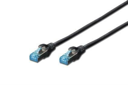 Патч-корд Digitus (DK-1531-020/BL) cat.5e, SF-UTP, 2 м, AWG 26/7, чорний