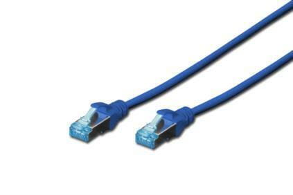 Патч-корд Digitus (DK-1531-050/B) cat.5e, SF-UTP, 5м, AWG 26/7, синій