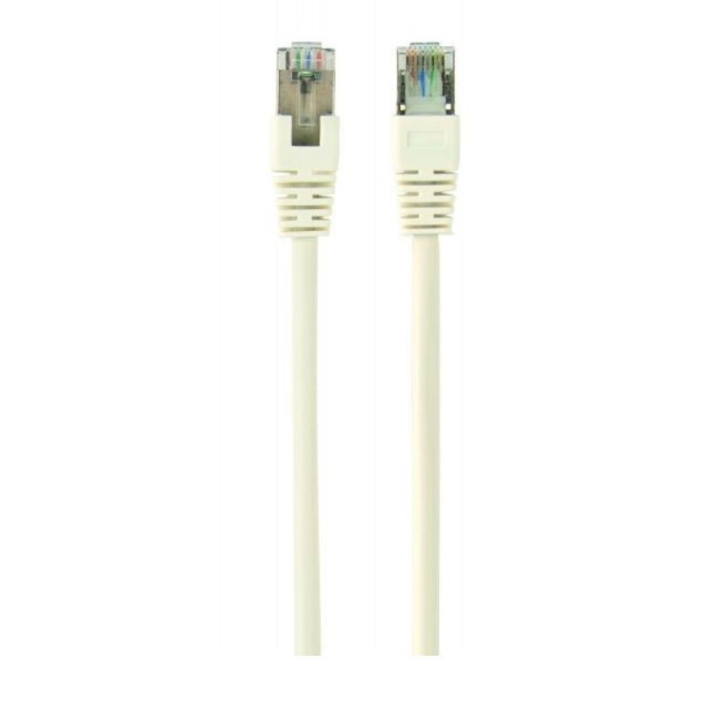 Патч-корд Cablexpert (PP6-3M/W) FTP, литий, 50u "штекер із засувкою, 3 м, білий