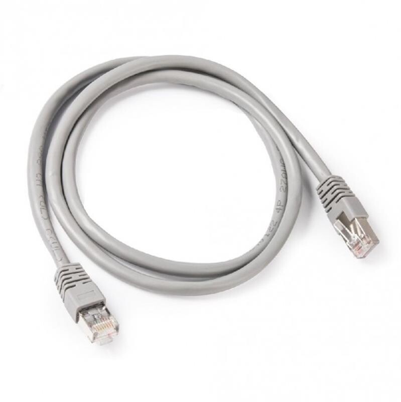 Патч-корд S/FTP Cablexpert (PP6A-LSZHCU-0.5M) литий, 50u "штекер із засувкою, 0.5м, сірий