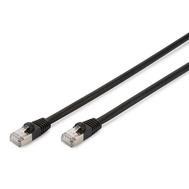 Патч-корд Digitus (DK-1644-050/BL-OD) cat.6, S/FTP, 5 м, AWG 27/7, FRPE, outdoor, чорний