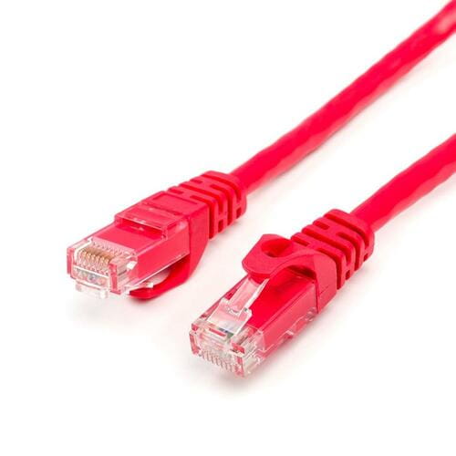 Photos - Ethernet Cable ATCOM Патч-корд UTP  RJ45, Cat.6, мідь, 2 м, червоний 9215 