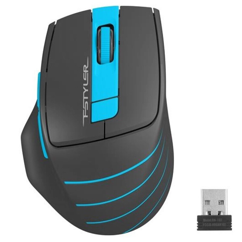 Мышь беспроводная A4Tech FG30S Blue/Black USB