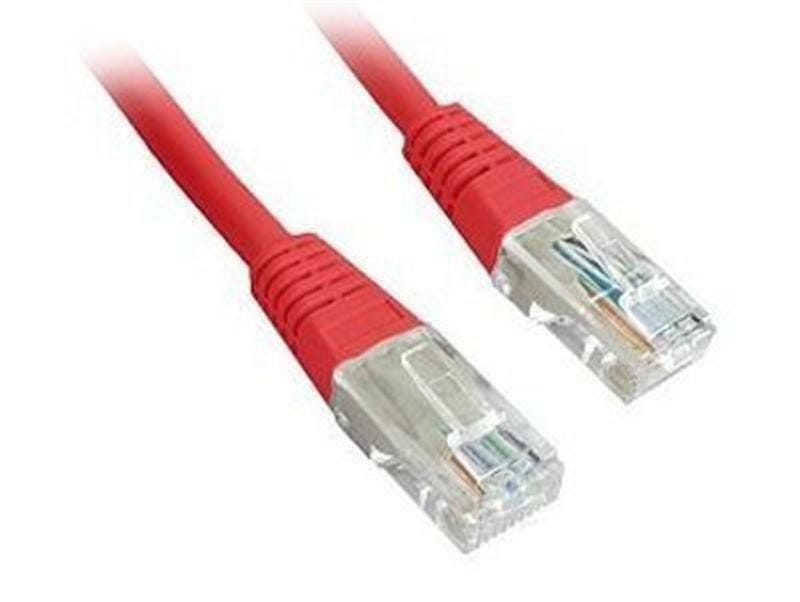 Патч-корд UTP Cablexpert (PP12-1M/R) літий, 50u "штекер із засувкою, 1 м, червоний