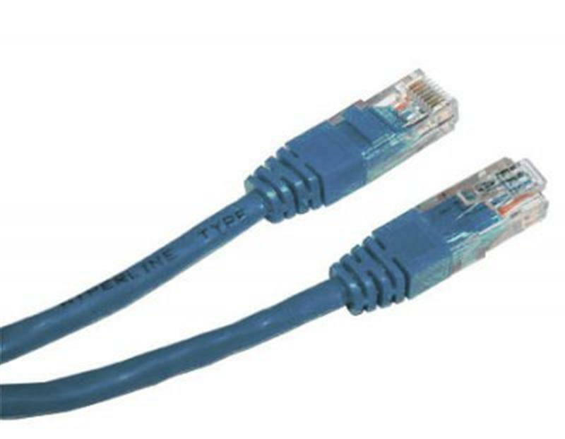 Патч-корд UTP Cablexpert (PP12-5M/B) литой, 50u "штекер с защелкой, 5 м, синий