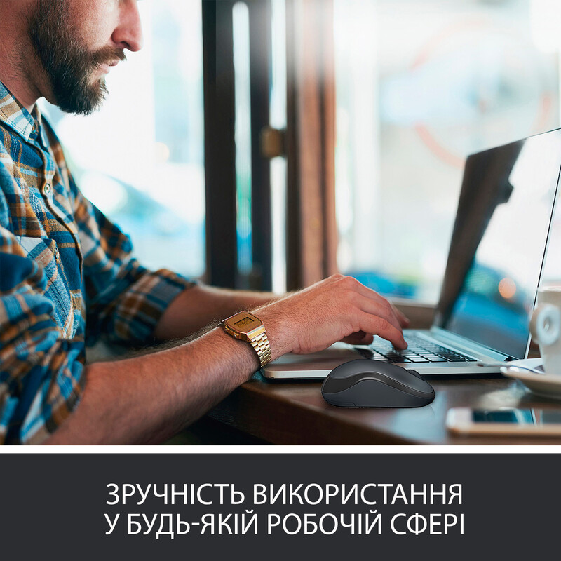 Мышь беспроводная Logitech M220 Silent Blue (910-004879)