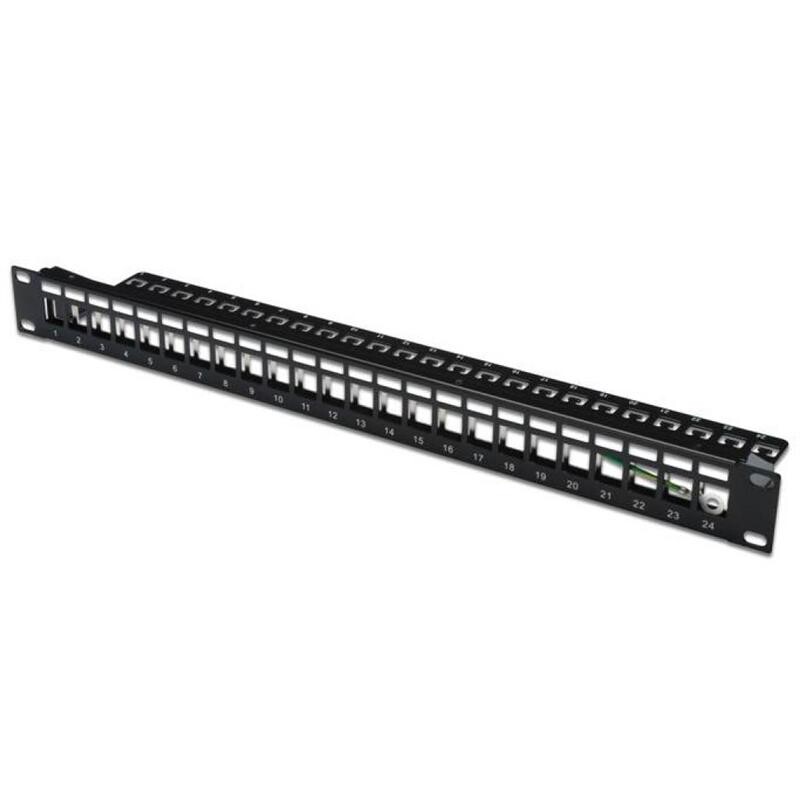 Патч-панель Digitus 19" 1U 24 порта 5e (DN-91411)