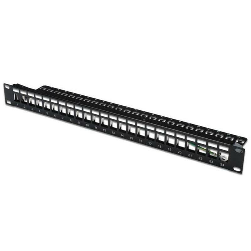 Патч-панель Digitus 19" 1U 24 порта 5e (DN-91411)