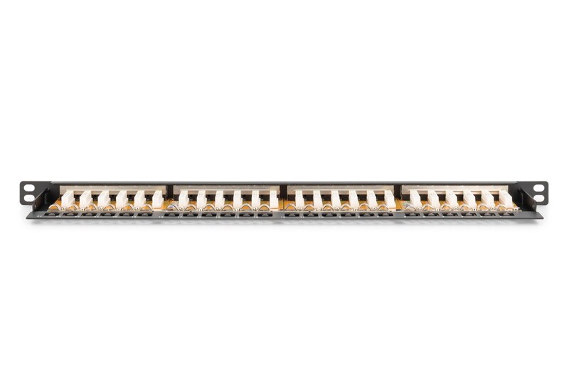 Патч-панель Digitus (DN-91624S-SL-SH) 19" 0.5U, 24 порта, Cat.6 STP в сборе