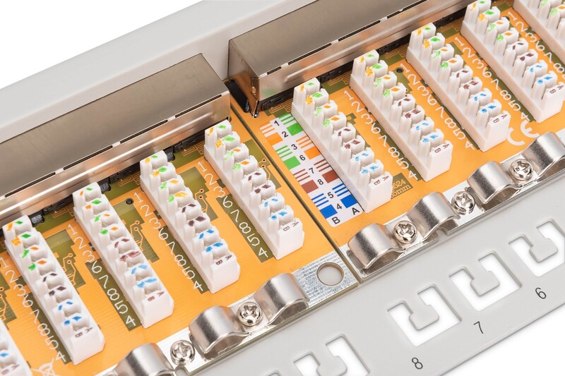 Патч-панель Digitus (DN-91624S) 19" 1U, 24 порта, Cat.6 STP в комплекте