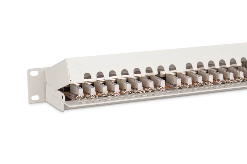 Патч-панель Digitus (DN-91624S) 19" 1U, 24 порта, Cat.6 STP в комплекте