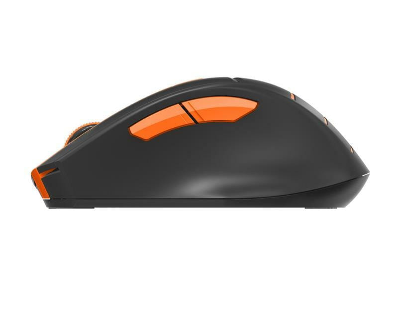 Мышь беспроводная A4Tech FG30S Orange/Black USB