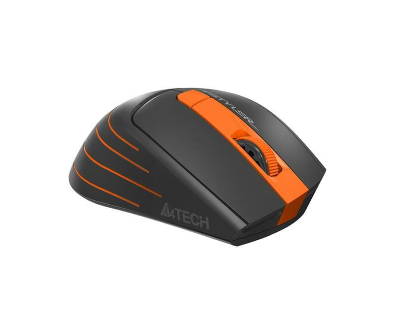 Мышь беспроводная A4Tech FG30S Orange/Black USB