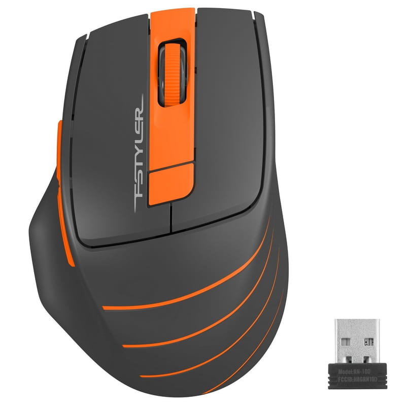 Мышь беспроводная A4Tech FG30S Orange/Black USB