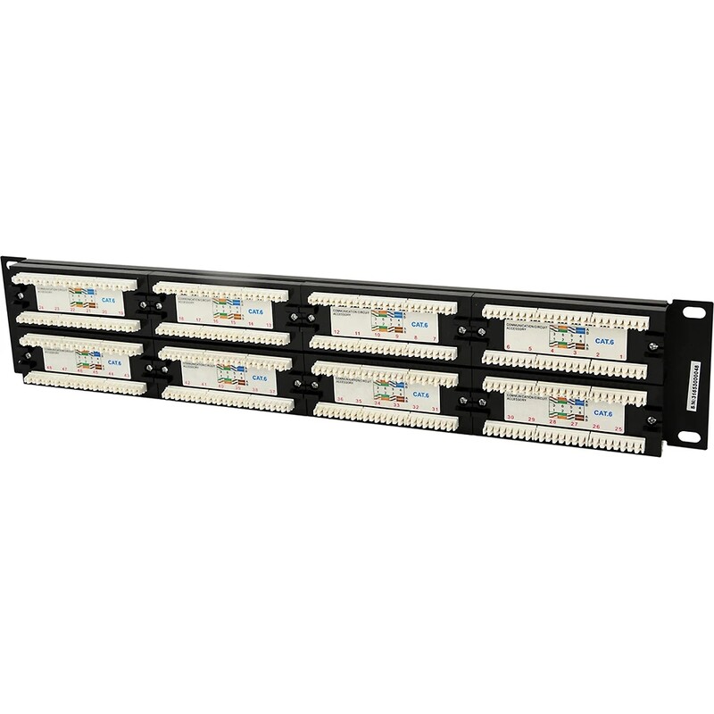 Патч-панель Cablexpert (NPP-C648CM-001) 19" 48 портов, UTP, cat.6
