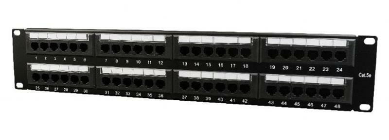 Патч-панель Cablexpert (NPP-C548CM-001) 19" 48 портов, UTP, cat.5e