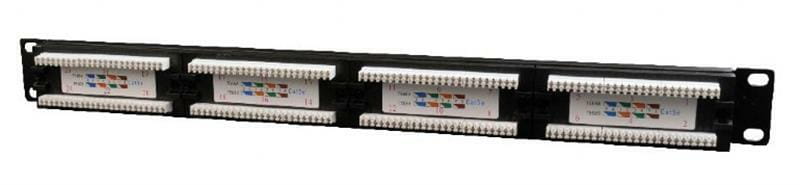 Патч-панель Cablexpert (NPP-C524CM-001) 19" 24 порта, UTP, cat.5e