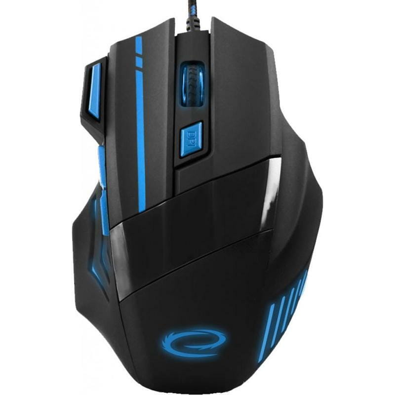 Мышь Esperanza EGM201B Wolf Black/Blue USB