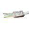 Фото - Конектор RJ 45 Cablexpert (LC-PTF-01/100) екранований, із позолоченими контактами, з наскрізними отворами (100 шт/уп) | click.ua