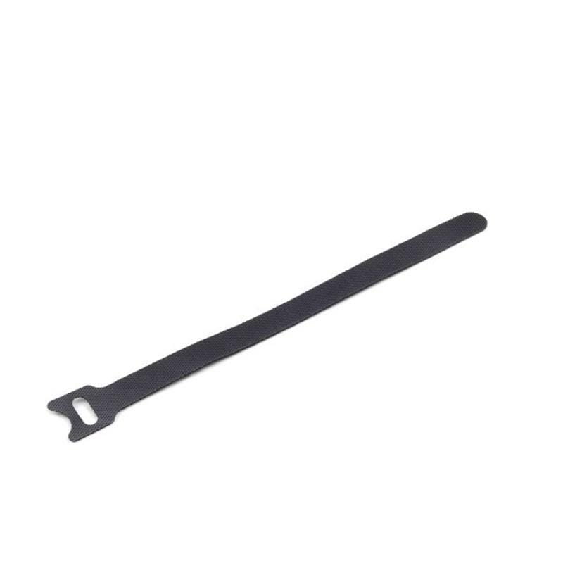 Стяжка-липучка Cablexpert VT-210x12 мм, черный цвет, 100 шт. в пакете
