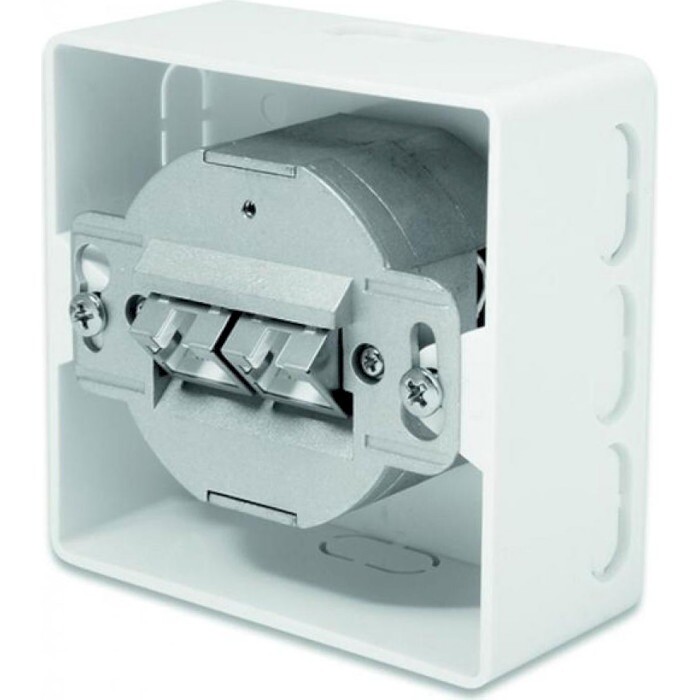 Настінна розетка DIGITUS cat. 5e, 2xRJ45, 8P8C (DN-9002-N)