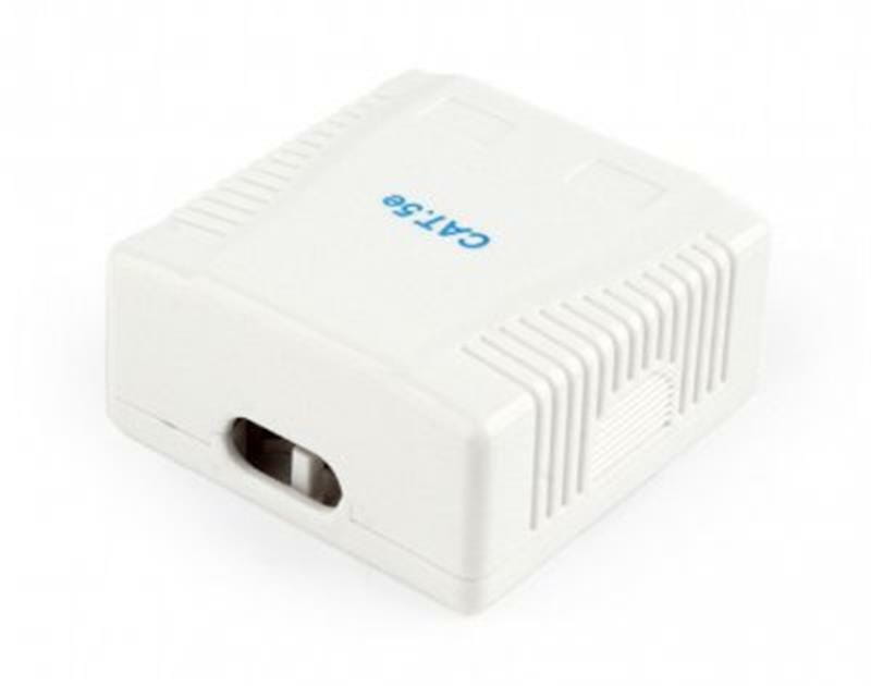 Розетка Cablexpert (NCAC-2U6-01) 2хRJ-45, Cat6, внешняя, белый