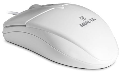 Мышь REAL-EL RM-211 White (EL123200014)