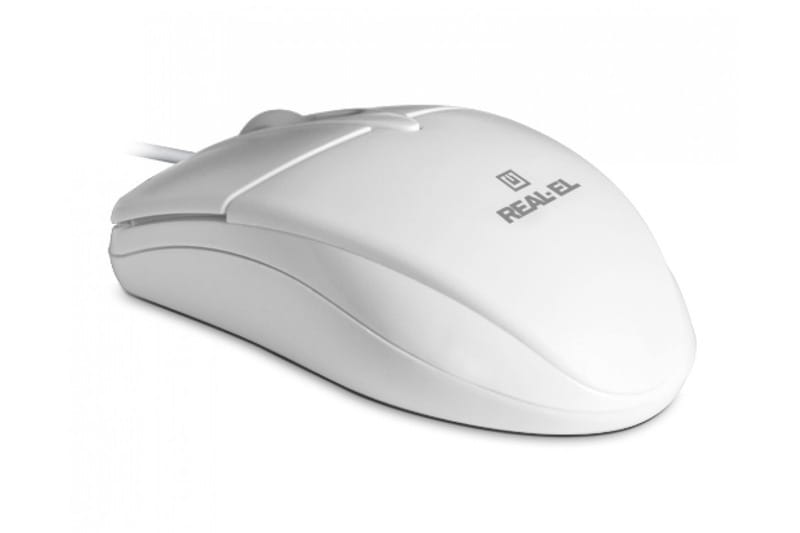 Мышь REAL-EL RM-211 White (EL123200014)