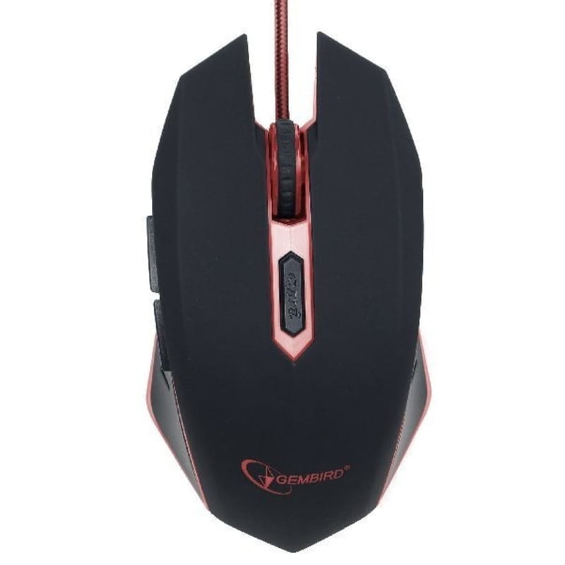 Мышь Gembird MUSG-001-R красная USB