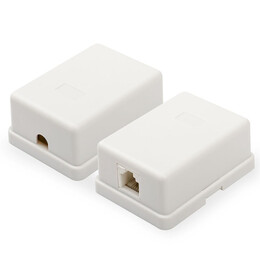 Розетка Atcom (15253) внешняя UTP 5e 1-порт RJ45