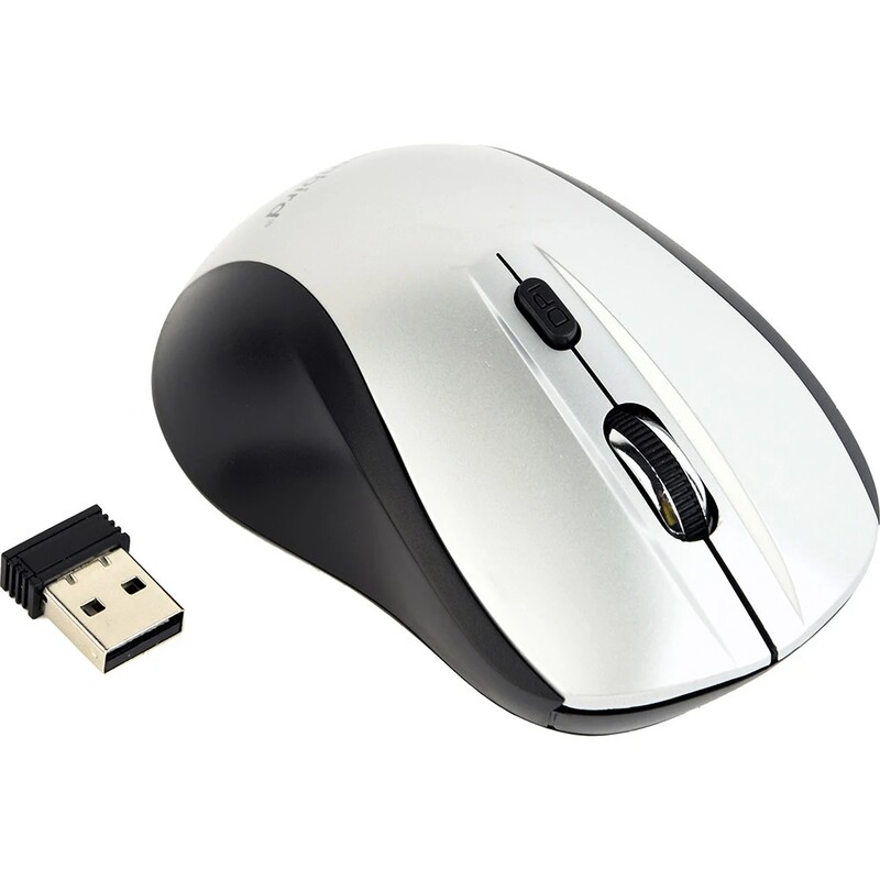 Миша бездротова Gembird MUSW-4B-02-BS Black/Silver
