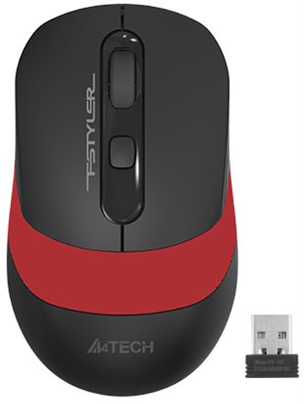 Мышь беспроводная A4Tech FG10 Black/Red USB