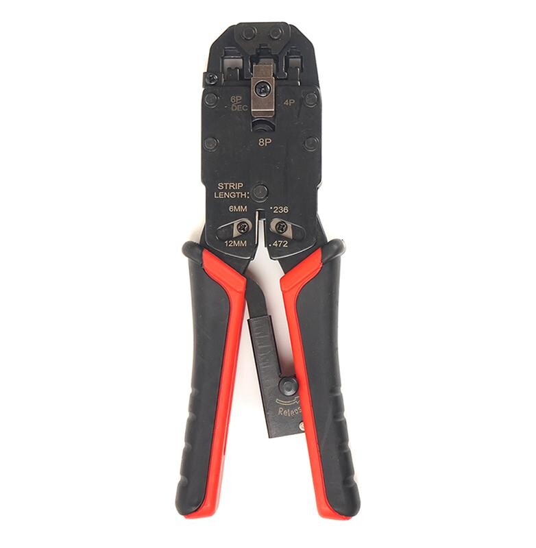 Инструмент для обжимки RJ45, RG12, RG11 PowerPlant (2008R)