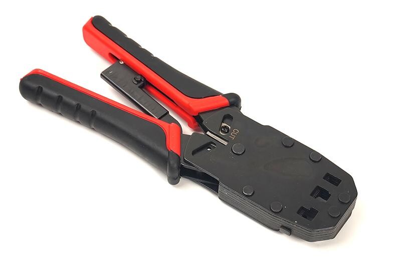 Инструмент для обжимки RJ45, RG12, RG11 PowerPlant (2008R)