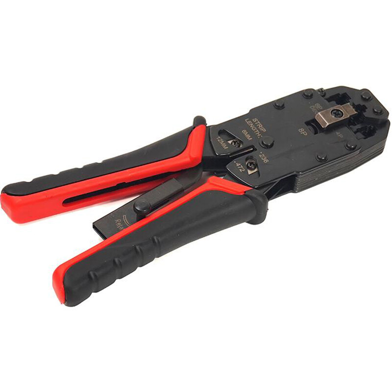 Инструмент для обжимки RJ45, RG12, RG11 PowerPlant (2008R)