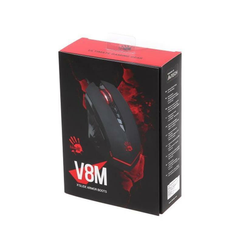 Мышь A4Tech V8M Bloody Black V-Track