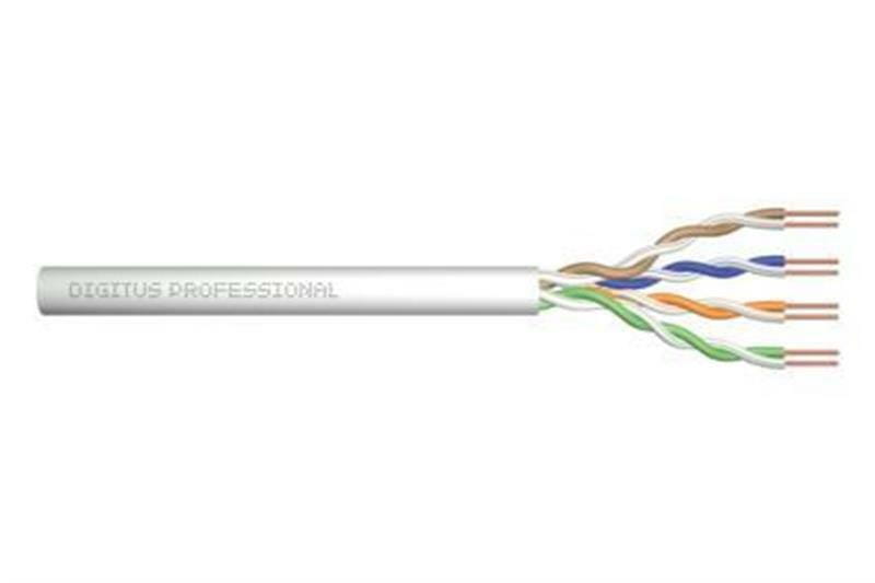 Кабель вита пара Digitus (DK-1511-V-1-1) CAT 5e U-UTP, 100m, AWG 24/1, PVC, сірий