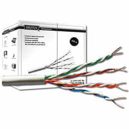Кабель витая пара Digitus U-UTP cat.5e PVC Grey 305м (DK-1511-V-305-1)